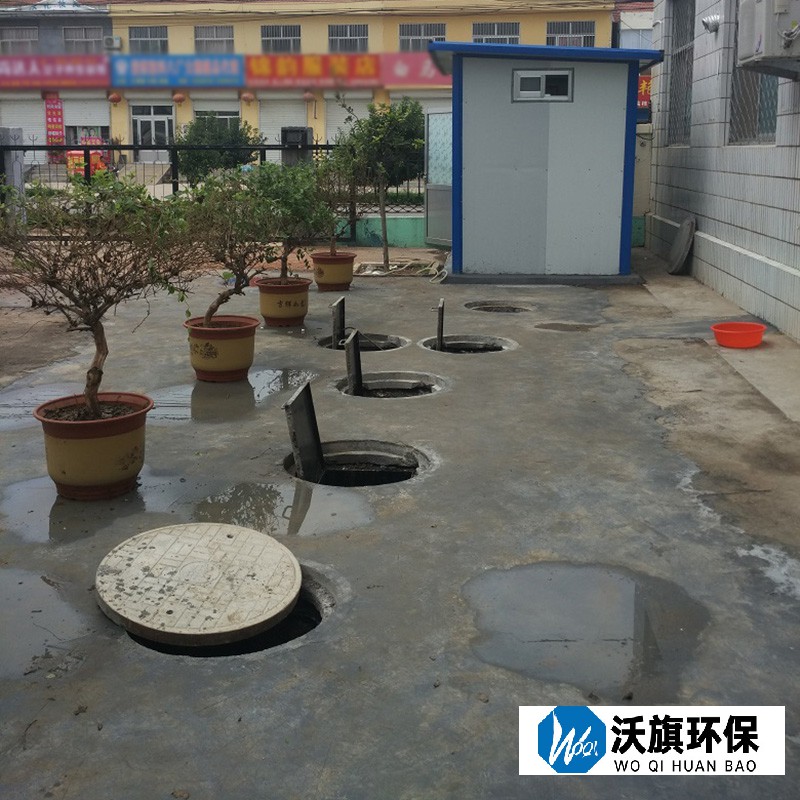 地埋式一体化医院污水处理设备安装完成效果